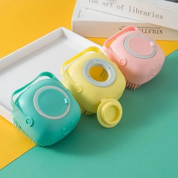 2-in-1 Pet Grooming & Bath Brush